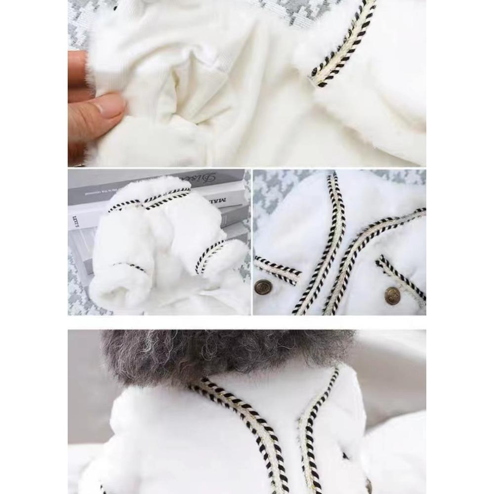 Dog Clothes Winter Double Thickened Little Teddy Pomeranian Schnauzer Bear Winter Clothes Pet Puppy Clothes