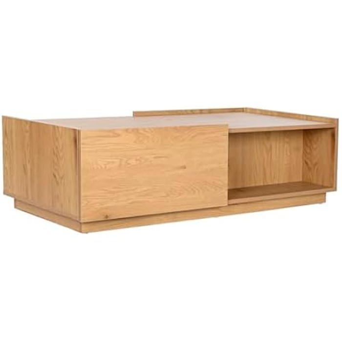 Table Basse - HOME ESPRIT - Rectangulaire - Bois De Chêne MDF - 120x60x35 Cm - Multicolore