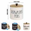 Holz Spülmaschinen-Pod Aufbewahrungsbox Küche Aufgeräumt und Ordentlich Hält Versiegelte Duftperlen Organizer