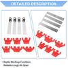 Spark Plug Wire Looms Separators for Chevy for Ford 7/8/9mm Ignition Wire Separator Holder for Chevrolet Red