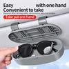 Schutz-Aufbewahrungsetui für Brillen Auto SUV Sonnenblenden Sonnenbrillen-Aufbewahrungsetui Sonnenblenden Brillenhalter Etui Organizer Box