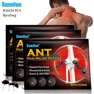 Sumifun Ant Joint Patches Pain Relief Plaster Patches Shoulder Neck Waist and Leg Care Patches