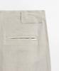 LMOOD Austin Linen Wide Pants Ecru