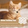 Silvervine & Catnip Cat Chew Toy Kitten Teething Pet Snack Stick Training Toy Cat Teeth Health Toy Kittens Chew Training Toy