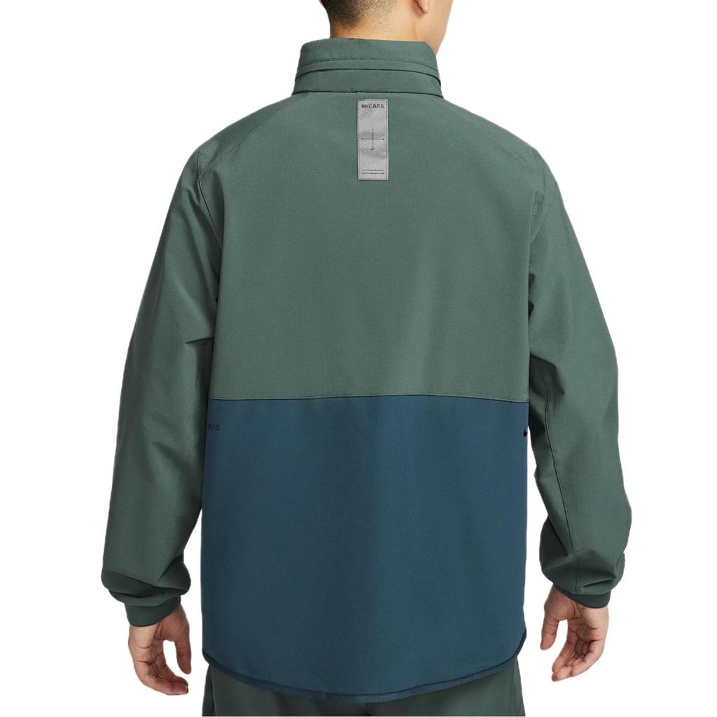 Nike Hooded Sports Casual Long Sleeve Multi-Pocket Outdoor Work Jacket Men Jackets Green FV8763338