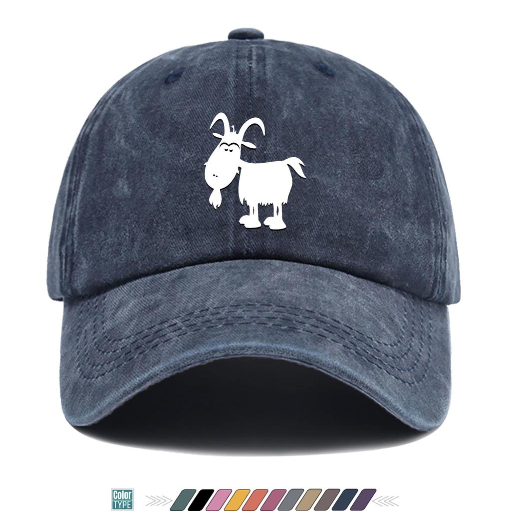Simple Style Goat Print Truck Hat Is Comfortable, Breathable, Fashionable and Beautiful