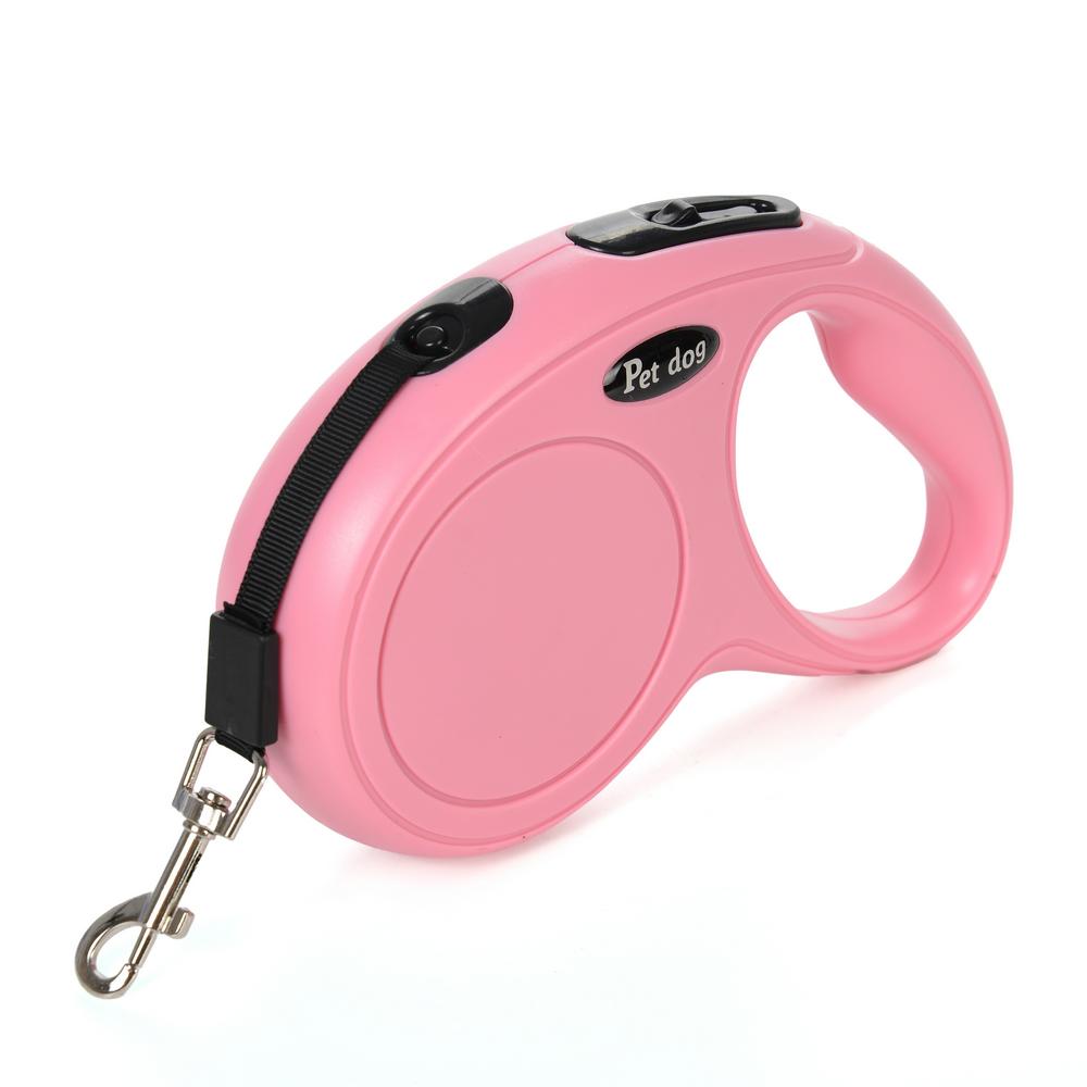 Pet 3m 5m Dog Leash Outdoor Retractable Quick Release Durable Puppy Solid Rope for Small Medium Dogs Cats Bulldog Teddy Supplies