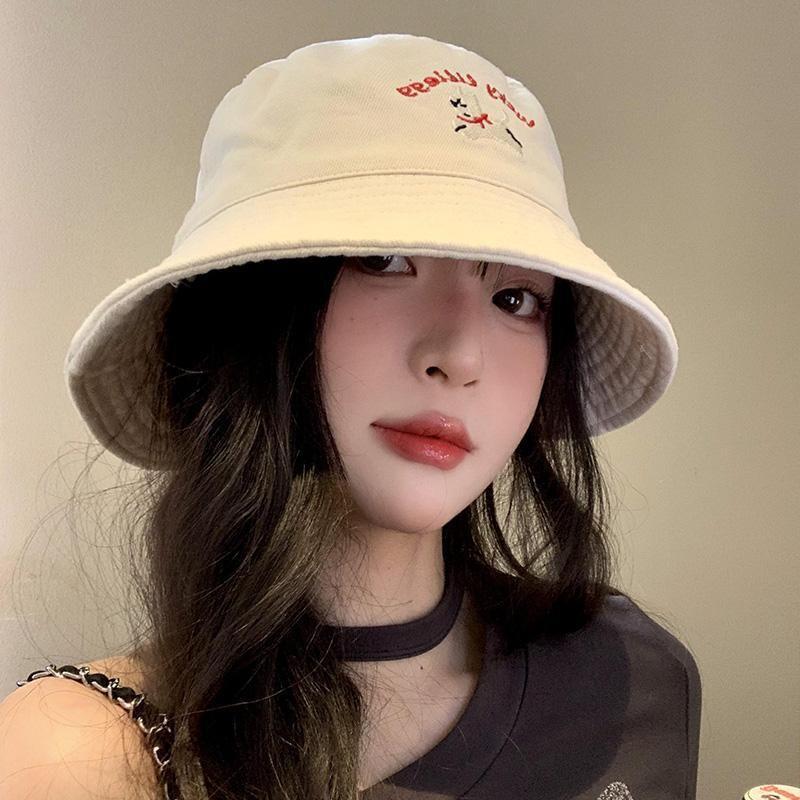 Charming Spring Season Bucket Fisherman Hat For Women Lovely Cartoon Patterns