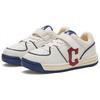 New MLB Anti Slip Wear Resistant Low Top Kids' Skateboarding Shoes White Kids' 7ASXCA33N-45WHS