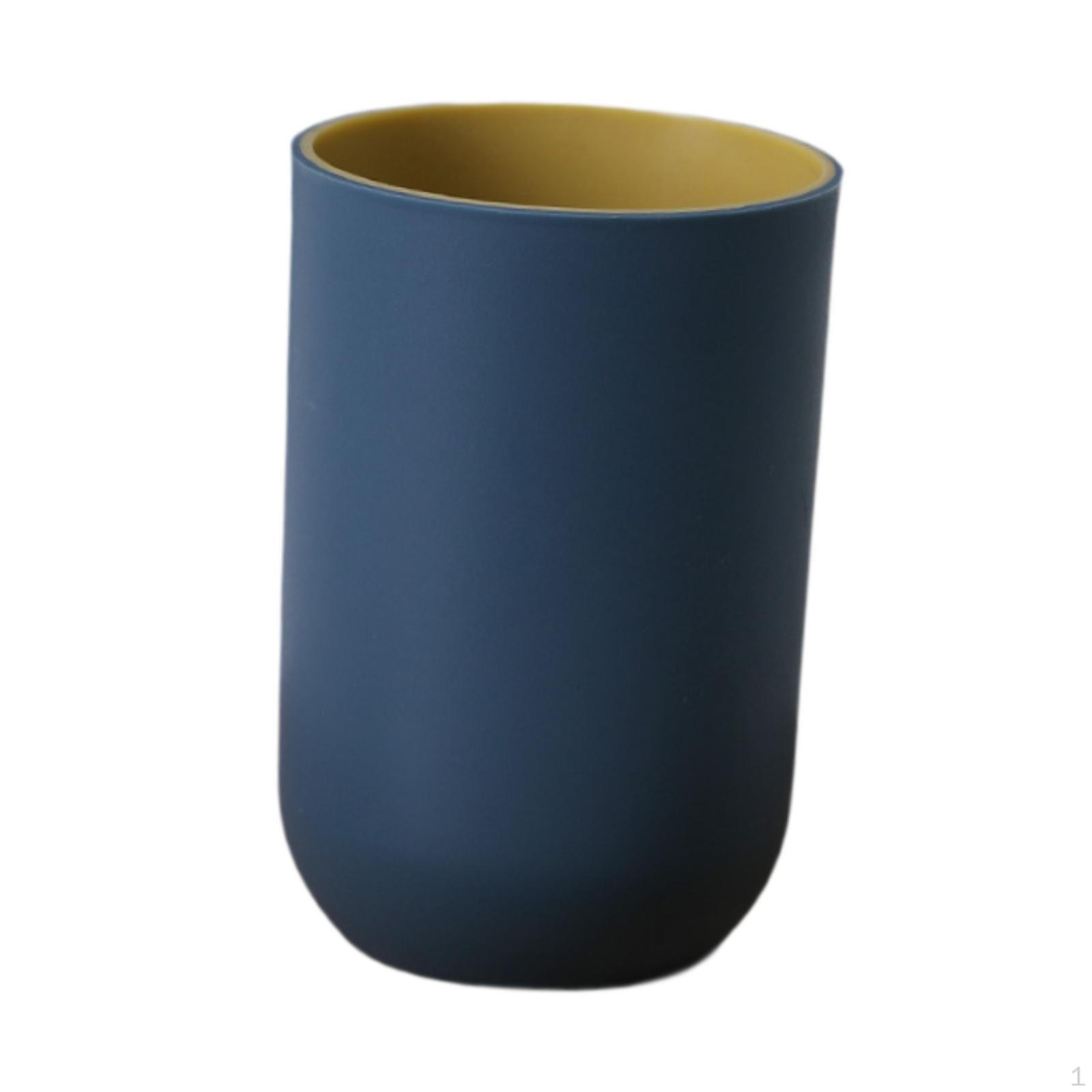 

Стакан для ополаскивания зубных щеток и кистей для макияжа темно-синий