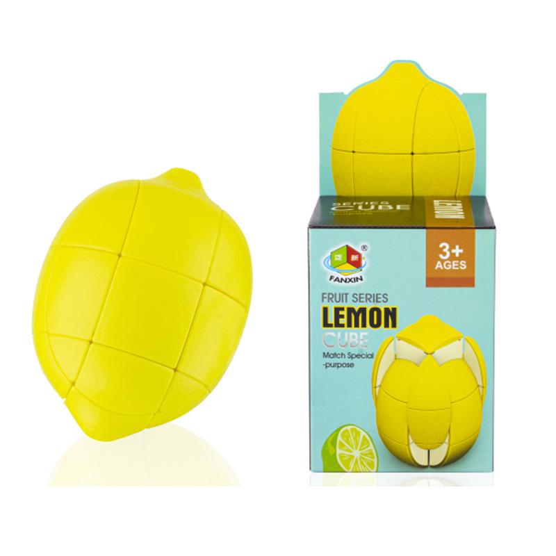 

Panxin Fruit-Inspired Irregular Rubik s Cube Toy - Apple, Banana, Lemon Shapes for Early Education