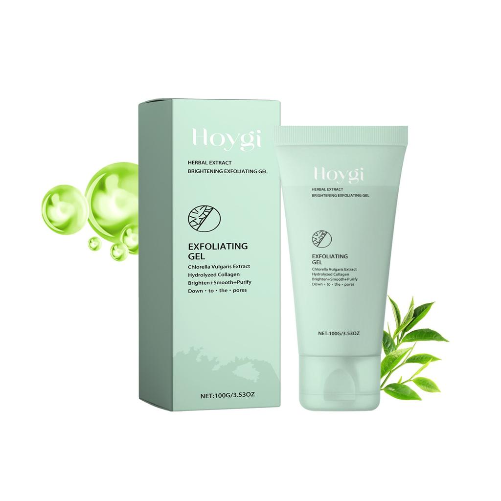 Herbal Exfoliating Gel Mildly Cleans Closed Mouth And Black Mouth, Shrinks Pores, Exfoliates And Brightens Skin Gel