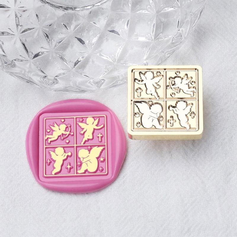 Butterfly Wax Seal Stamp Brass Head Winter Themed Sealing Waxed Stamp for Invitation Card Scrapbooking Decorations