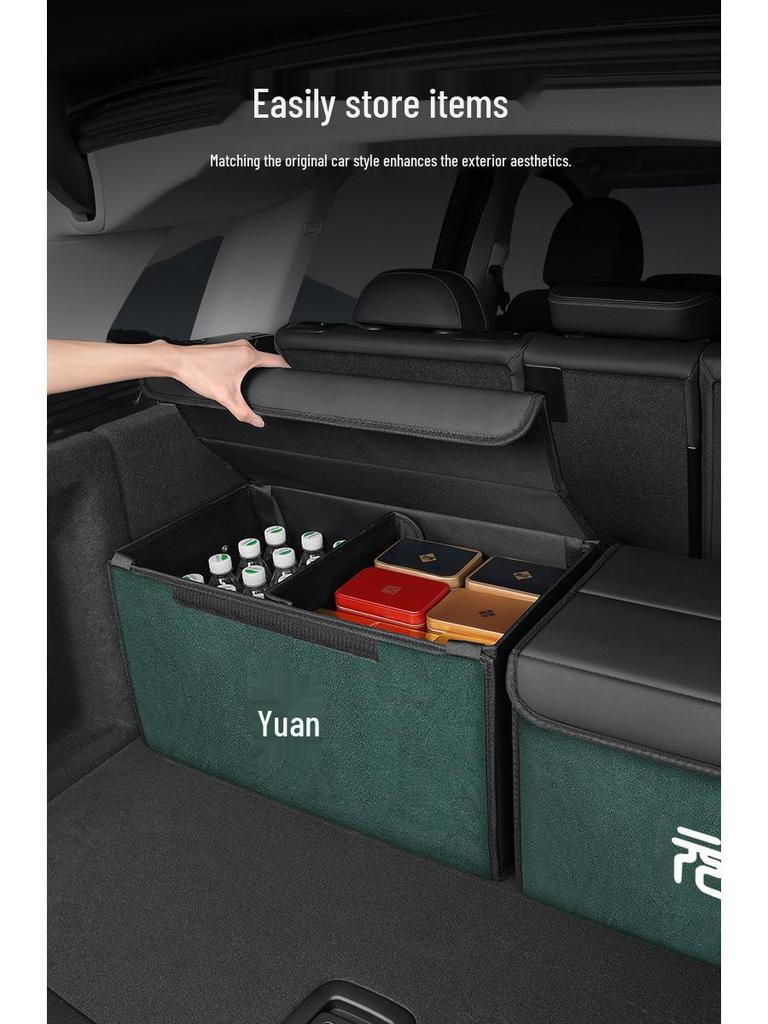 BYD Yuan Plus/Pro Trunk Storage Box: Car Interior Modification