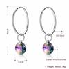 Arrival Tone Earrings Fine Jewelry Bold Statement For Women Earrings Round Crystal Stone FStatement Ear Studs