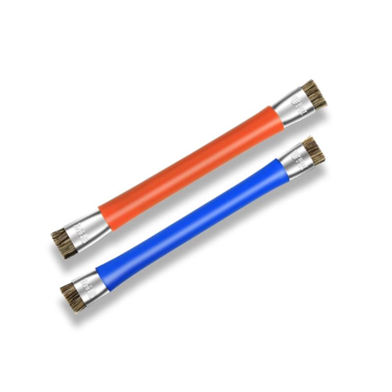 

Щітка для чищення BEST BST-71 з подвійним кінцем, щітка з щетиною кабана, антистатична щітка для чищення Random Color