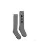 [mardimercredi] Argyle Knee Socks_Grey Ivory