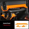 LHD RHD For Ford Ranger Wildtrak T9   2024 ABS yellow gear shift panle steering wheel Central Screen trument cover