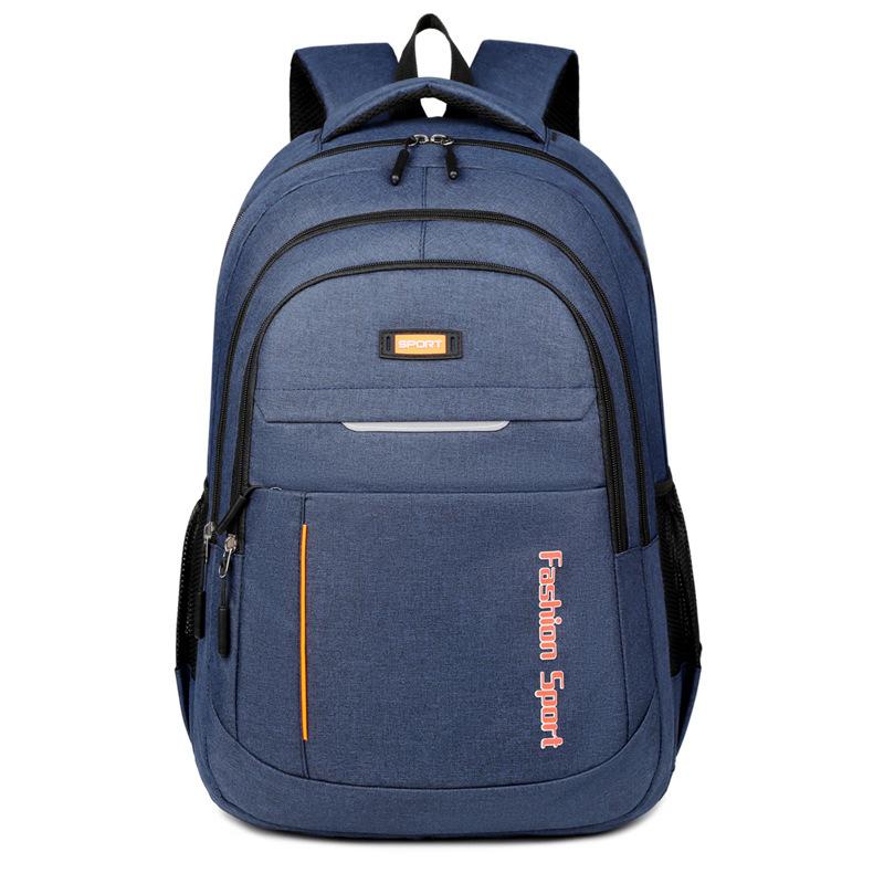Junior high school college student schoolbag boys large capacity anti-splashing leisure travel outdoor computer backpack men's backpack
