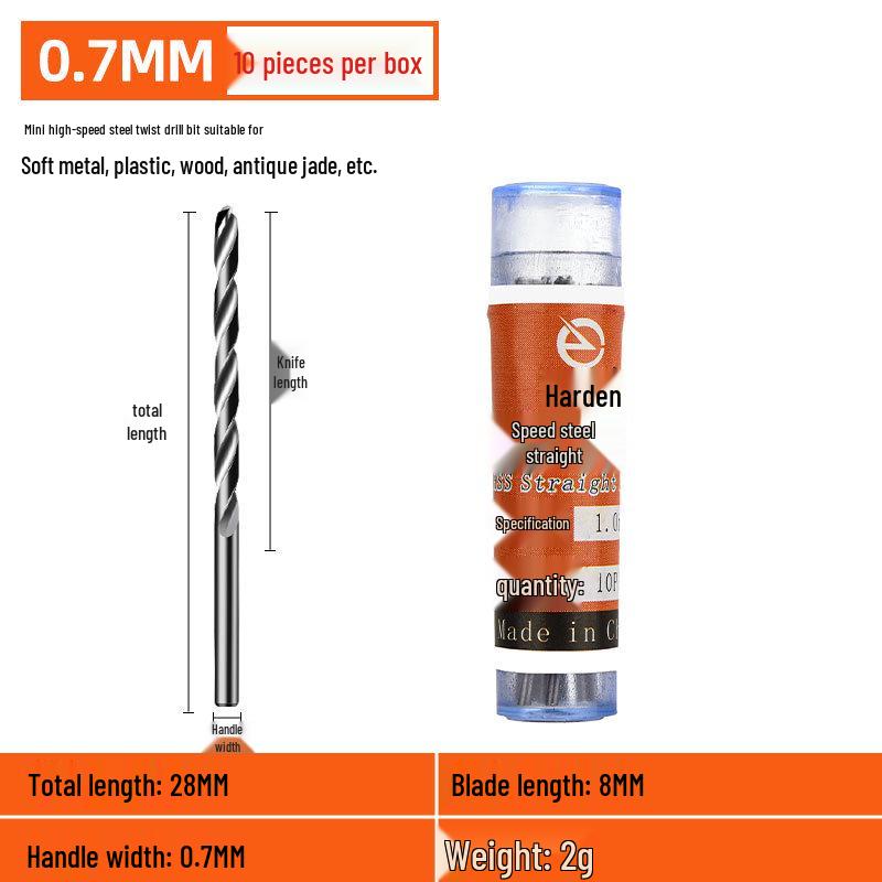 

High-Speed Steel Micro Twist Drill for Precious Bead and Pearl Crafting