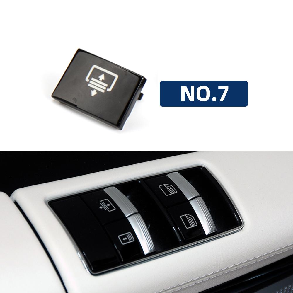 Car interior Window Glass Lifter Button Switch Cover For Mercedes Benz S class W221 Automotive Electric Glass Lift Switch Button