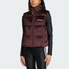 Adidas Originals Regen FW24 Velvet Down Vest Women Vests Dark-Gray Brown IW8388