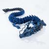 30/45cm 3D Printed Dragon Toy Multicolor Articulated Chinese Dragon  Desktop Ornament