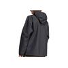 Adidas Originals SS25 Hooded Loose Windproof Warm Jacket Men Jackets Black JD2110