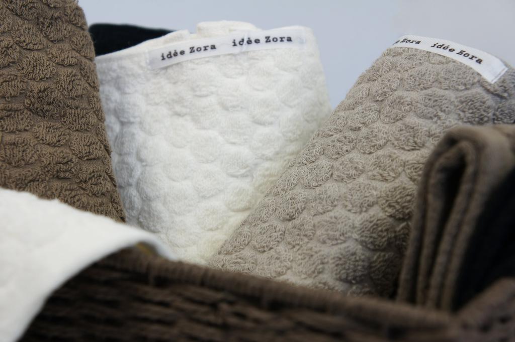 Imabari Towel Wash Towel Ideazora Dot Brown