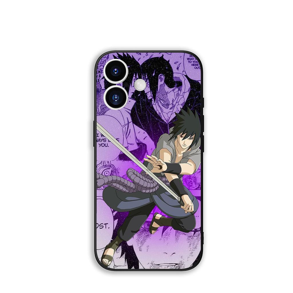 for Motorola Moto G54 G05 G24 G45 G55 G75 G85 G15 G57 G86 Power Edge 50 30 Ultra Fusion neo Pro Case Narutos Sasuke Uchiha Anime