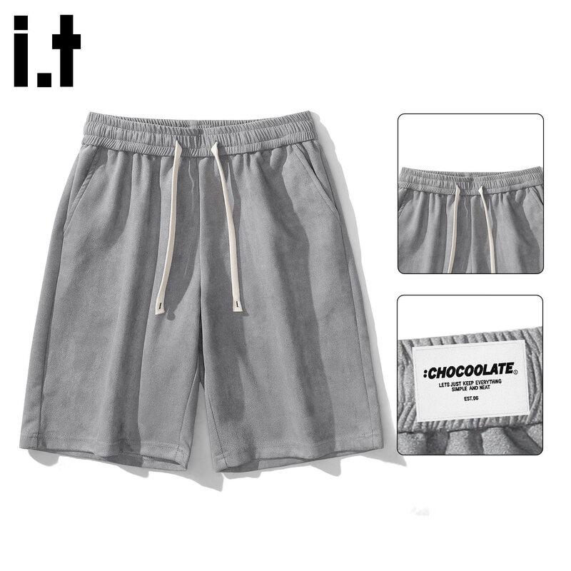 CHOCOOLATEit American Style Suede Shorts 3XL серый