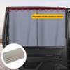 Magnetic Dual- Layer Car Sun Shade Curtain Mesh Window Shade Sun Protection Heat Blocking