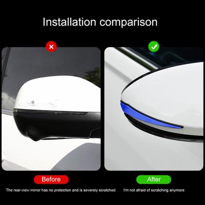 4Pcs Practical Door Multifunctional Protective Edge Protector Toughness High Car Engine Cover Trunk Lid Trim