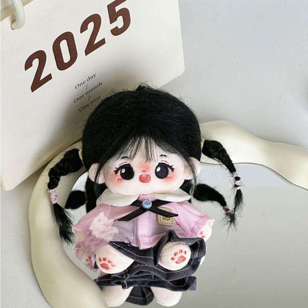 Freizeithemd 10CM Puppenkleidung Anziehen Baumwollpuppen-Outfit Puppen-Schuluniform Rollenspiel