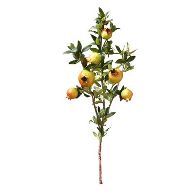 Amerikansk Kunstig Granateple Frukt Simulering Blomster Falske Frukter for Hjem Hotel Dekorasjon