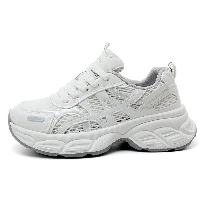 

[Customized] BN1005 mesh thick-bottomed women s new thin models in the summer of 2025, hollowed out and breathable, heightened and light for rest 35