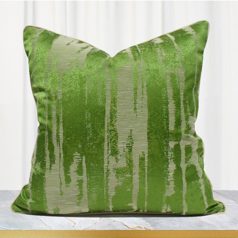 Villa Large Cushion Sofa: Soft Furnishings, Bedroom Furniture, Abstract Pillowcase, Light Luxury Style