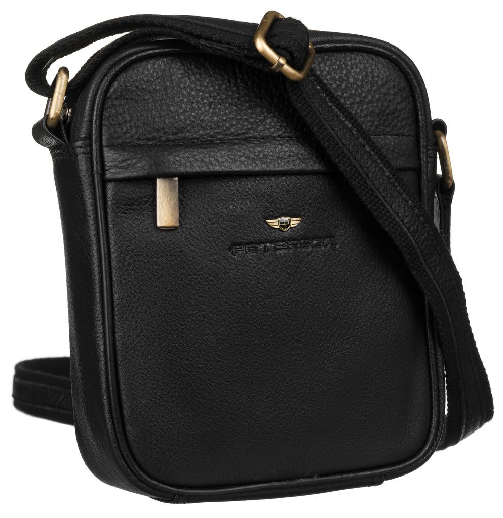PTN 5021-NDM-2960 Black Leather Bag
