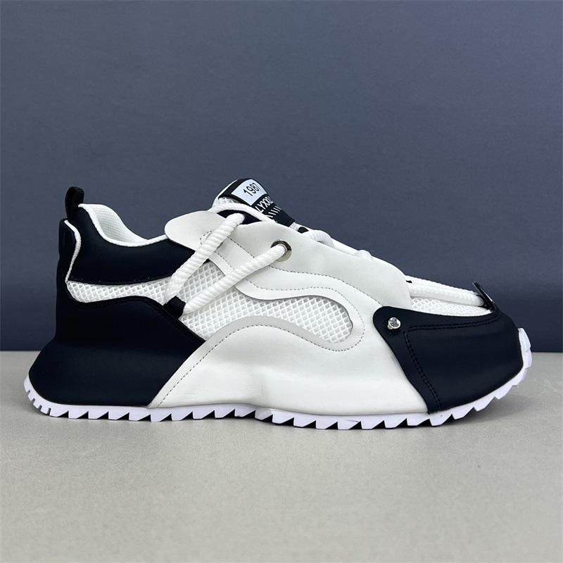 Herrenmode Herbst und Winter neues Sport-Walking-Schuhdesign Schnür-Skateboard-Schuhe verschleißfest rutschfest