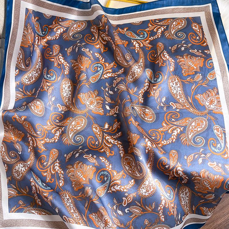 Neuer 100% Reine Echte Seide Schal Damen Hals Schals Wickeltücher Foulard Schals Pashmina Damen Hijab Bandana Poncho Quadratisches Tuch 68cm