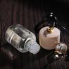 8ml Empty Car Perfume Bottle Hanging Pendant Glass Perfume Bottle With Wooden Caps Refillable Car Essential Oil Diffuser Bottle