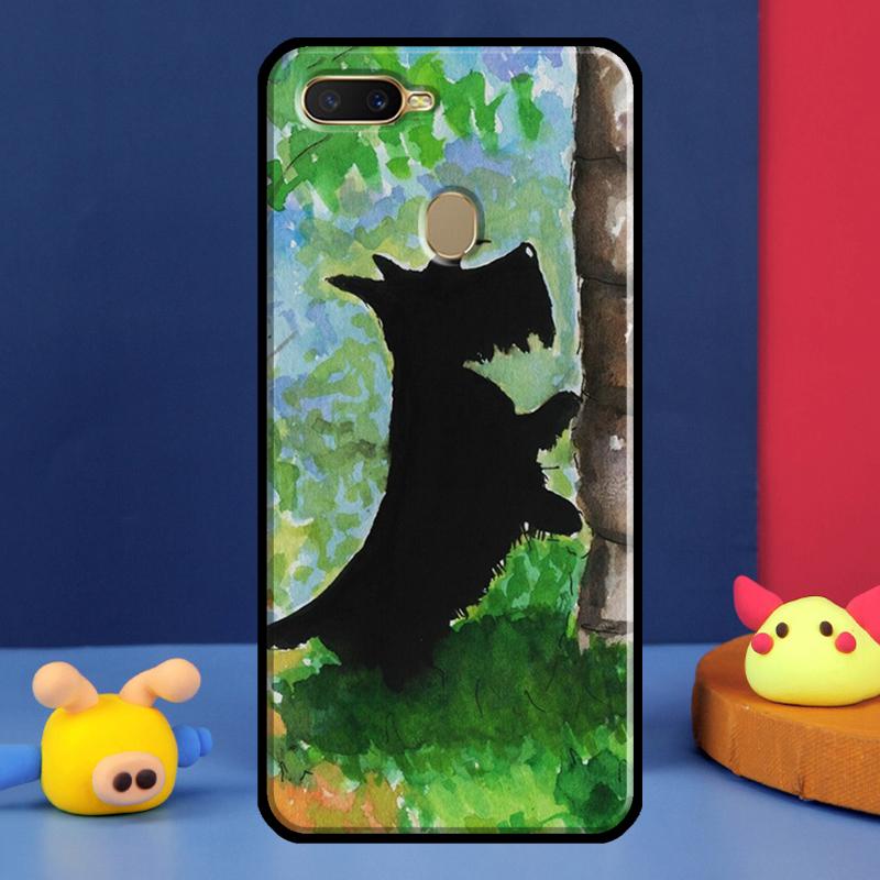 Westie Scottie Scottish Terrier Case For Oppo A16 A76 A96 A58 A78 A98 A5 A9 A91 A15 A17 A77 A52 A72 A74 A94 A54S A57S Cover