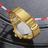 Man Quartz Watch Luxury Luminous Chronograph Wristwatch Stainless Steel Waterproof Men Date Calendar Clock