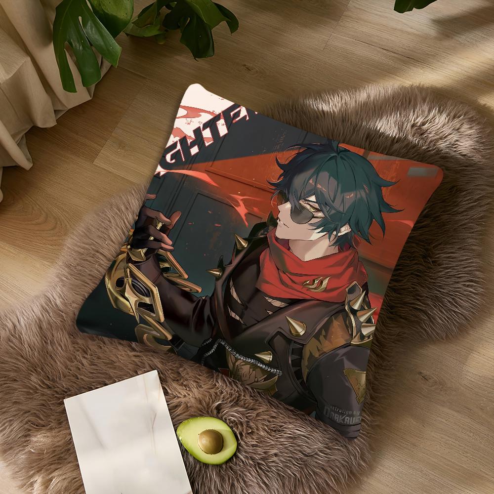 

Zenless Zone Zero Lighter Game cushion For Bedroom Car Coffee Shop Room Soft and Living Room Sofa Decorative Pillow Cover Case 12x12Inch