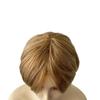 Women's Fashion Short Straight Wig, Brown Mix Highlight High-Temperature Fiber Synthetic Hairpiece