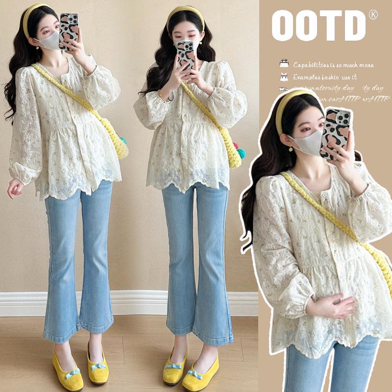 

Spring Style Loose Maternity Doll Shirt XL [130-140 kg]