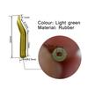 MNFT 48Pcs Hook Line Aligner Elbow Type Aggressive Rigs Making Sleeves Tubes Hair Chod Soft Anti Tangle Fishing Tackle