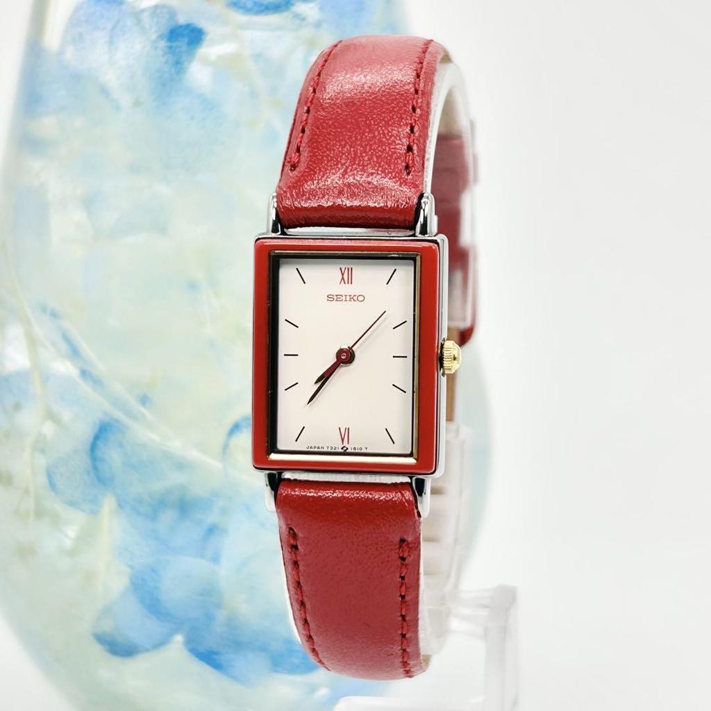 [USED] Rare Seiko Square 7321-5940 Quartz Wristwatch