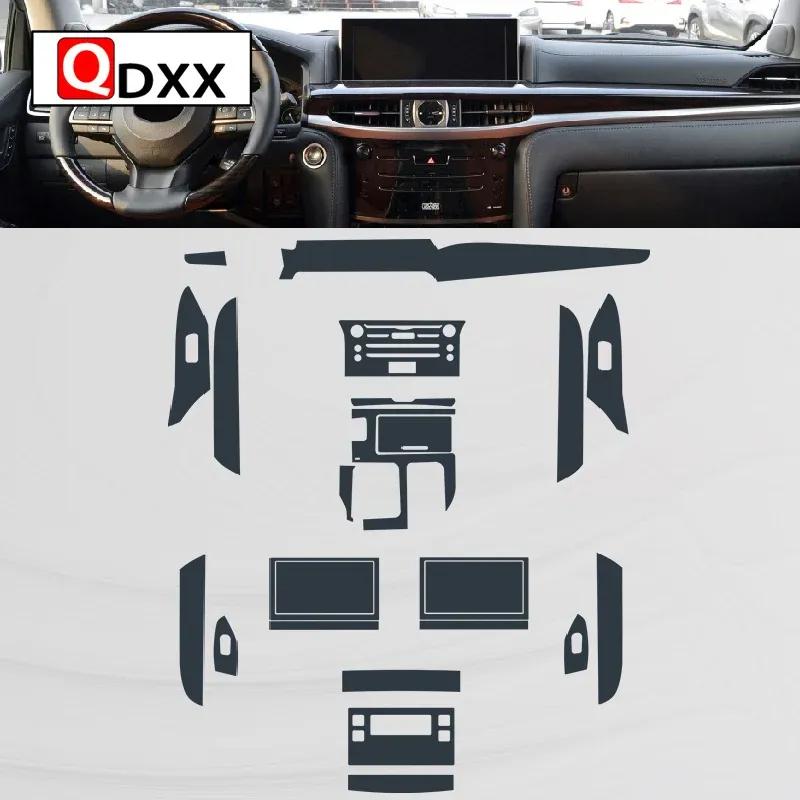 For Lexus LX570 2016- Car Interior Center Console Transparent TPU Protective Film Anti-scratc Repair Film Accessorie LHD RHD