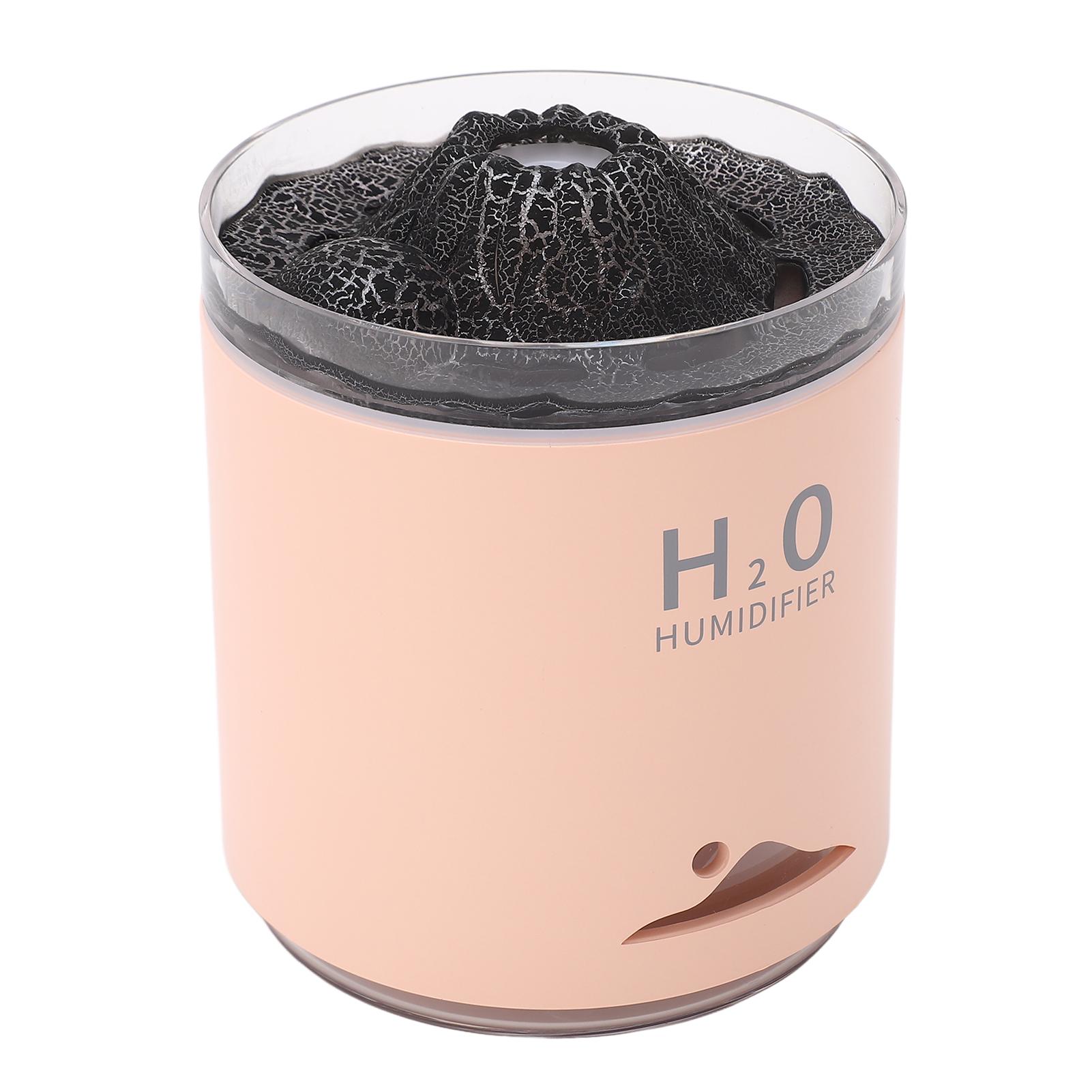 

Диффузор эфирных масел большой емкости, красочный, в виде вулкана, ночник, диффузор для ароматерапии и увлажнения, розовый розовый